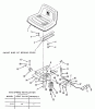 Toro E1-12K801 (312-8) - 312-8 Garden Tractor, 1988 Ersatzteile SEAT