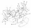 Toro E1-12K801 (312-8) - 312-8 Garden Tractor, 1988 Ersatzteile SHEET METAL AND COVERS #2