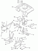 Toro E1-12K801 (312-8) - 312-8 Garden Tractor, 1988 Ersatzteile SHEET METAL AND COVERS #3