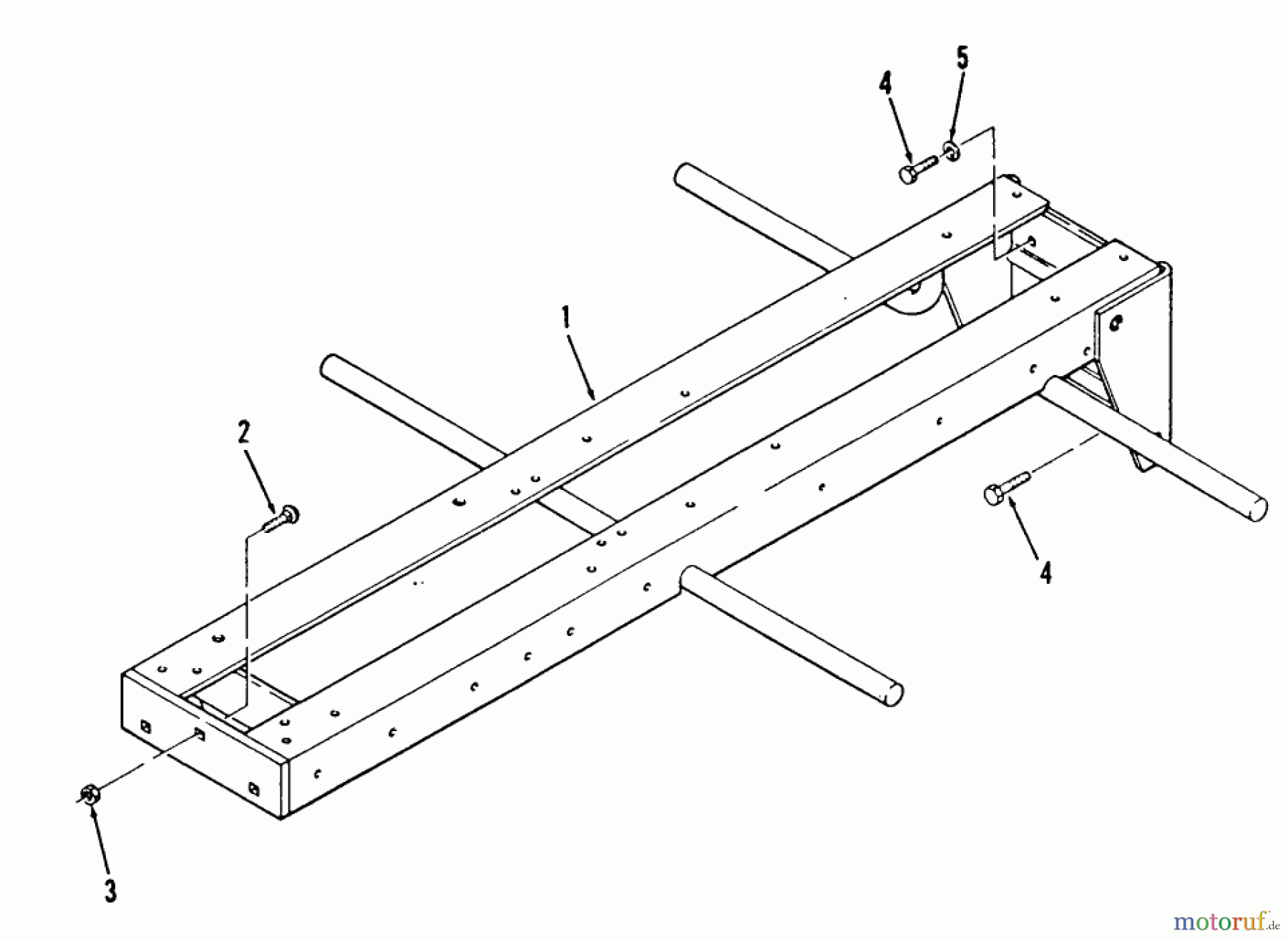 Toro Neu Mowers, Lawn & Garden Tractor Seite 2 B1-16O802 (316-8) - Toro 316-8 Garden Tractor, 1989 FRAME