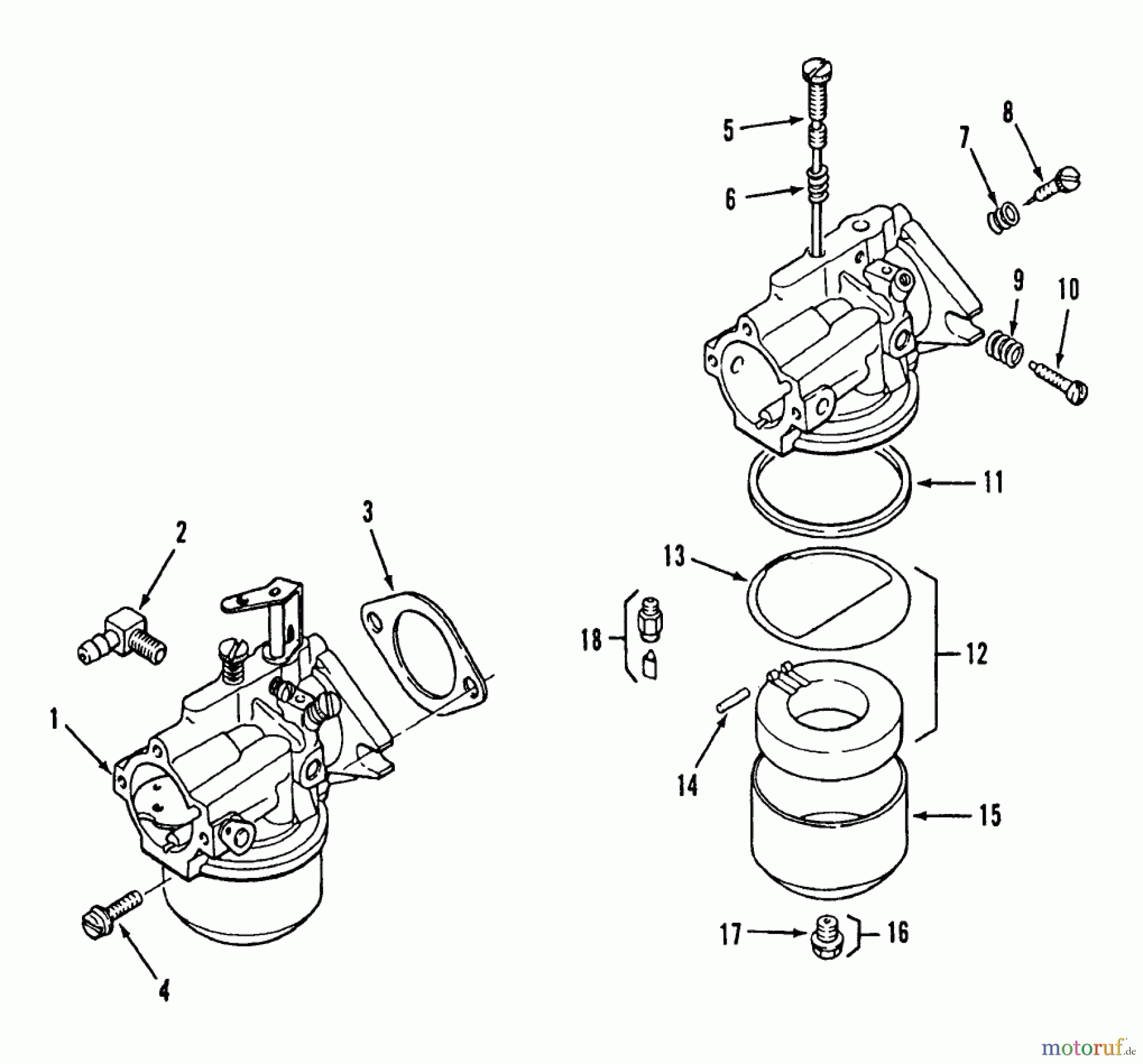 Toro Neu Mowers, Lawn & Garden Tractor Seite 2 R1-16O801 (316-8) - Toro 316-8 Garden Tractor, 1990 KOHLER CARBURETORS