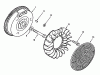 Toro B1-16O802 (316-8) - 316-8 Garden Tractor, 1989 Ersatzteile KOHLER FLYWHEEL