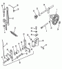 Toro B1-16O802 (316-8) - 316-8 Garden Tractor, 1989 Ersatzteile KOHLER GOVERNOR LINKAGE