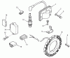 Toro B1-16O802 (316-8) - 316-8 Garden Tractor, 1989 Ersatzteile KOHLER IGNITION SYSTEM