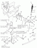 Toro B1-16O802 (316-8) - 316-8 Garden Tractor, 1989 Ersatzteile MANUAL LIFT LINKAGE