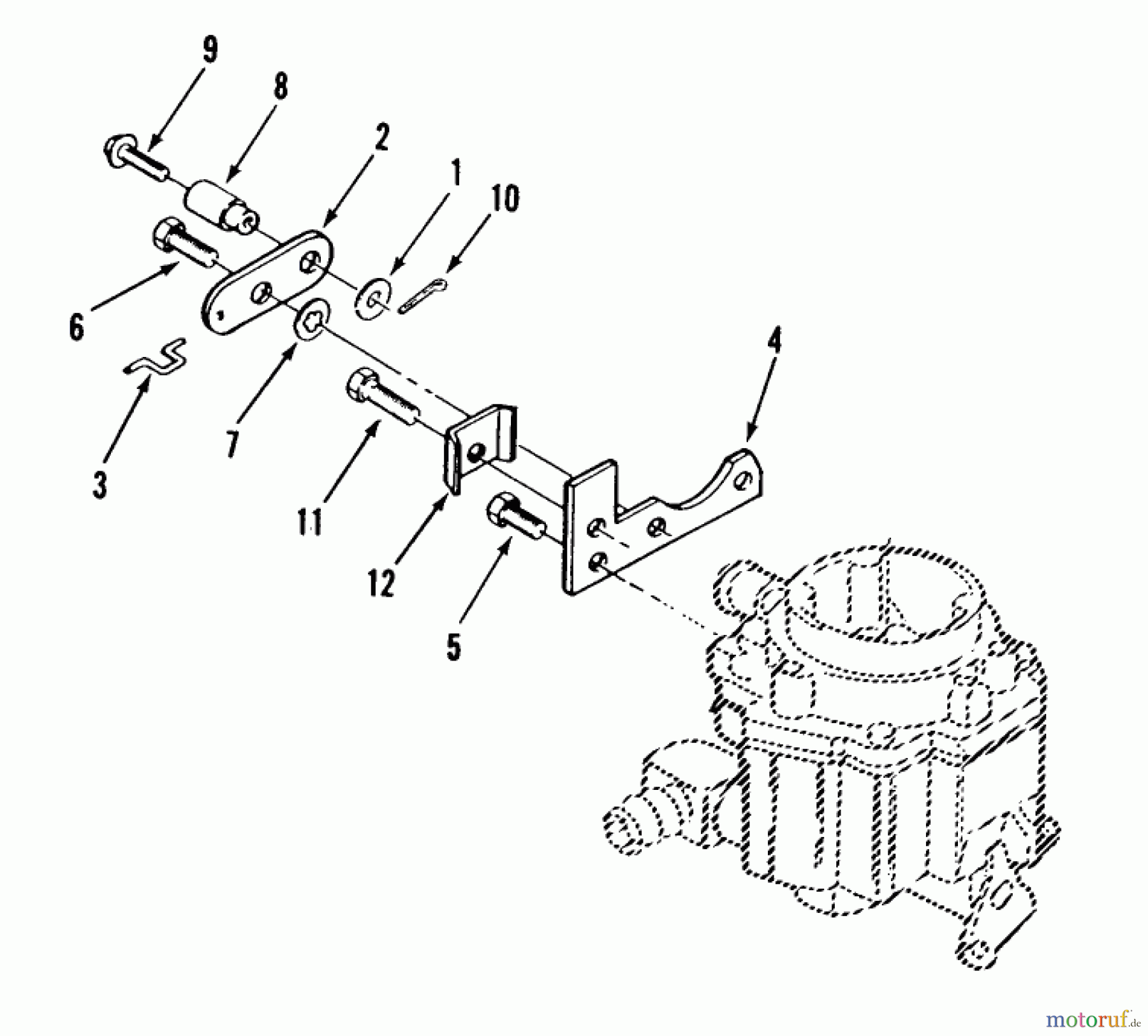 Toro Neu Mowers, Lawn & Garden Tractor Seite 2 B1-16O802 (316-8) - Toro 316-8 Garden Tractor, 1989 ONAN CHOKE LINKAGE