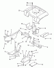 Toro B1-16O802 (316-8) - 316-8 Garden Tractor, 1989 Ersatzteile SHEET METAL AND COVERS #3