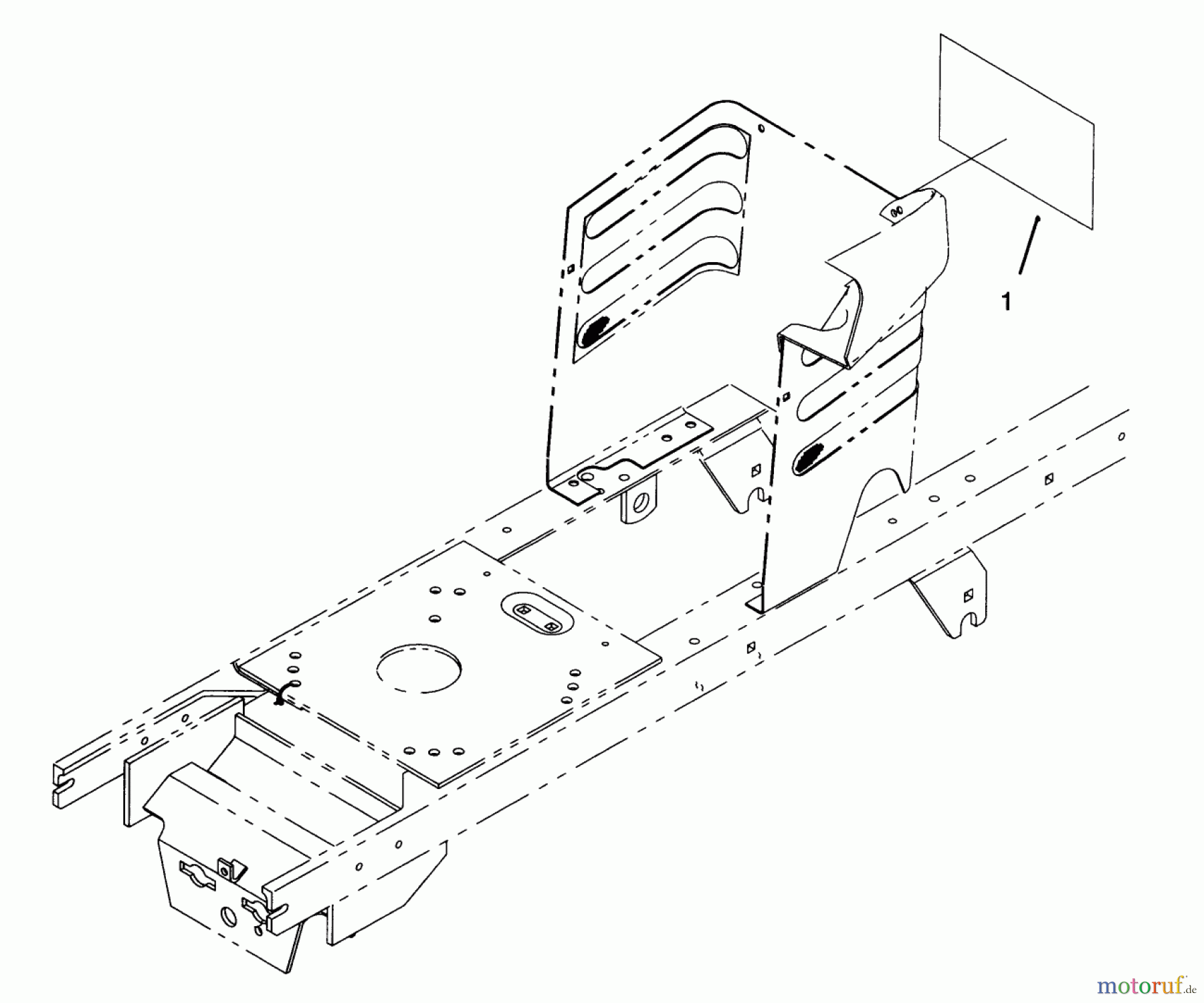 Toro Neu Accessories, Mower 93-9250 - Toro CE Kit For Model 72062 HOODSTAND ASSEMBLY