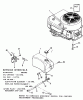 Toro R2-12K501 (212-5) - 212-5 Tractor, 1989 Ersatzteile ENGINE, FUEL & EXHAUST SYSTEMS