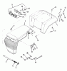 Toro R2-12K501 (212-5) - 212-5 Tractor, 1989 Ersatzteile FRAME, SHEET METAL AND COVERS #2