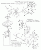 Toro E2-17K501 (227-5) - 227-5 Tractor, 1988 Ersatzteile BRAKE AND CLUTCH LINKAGE