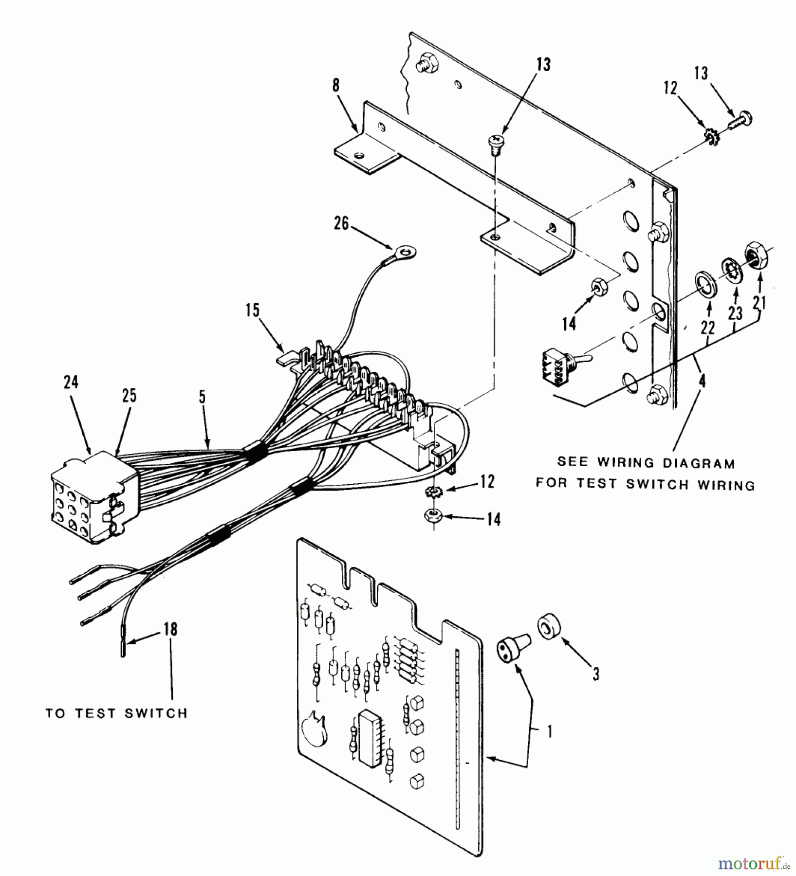  Toro Neu Mowers, Lawn & Garden Tractor Seite 2 E2-17K502 (227-5) - Toro 227-5 Tractor, 1989 ELECTRICAL SYSTEM-227-5
