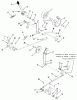 Toro R1-16O802 (316-8) - 316-8 Garden Tractor, 1990 Ersatzteile CLUTCH, BRAKE AND SPEED CONTROL LINKAGE