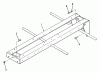 Toro R1-16O802 (316-8) - 316-8 Garden Tractor, 1990 Ersatzteile FRAME