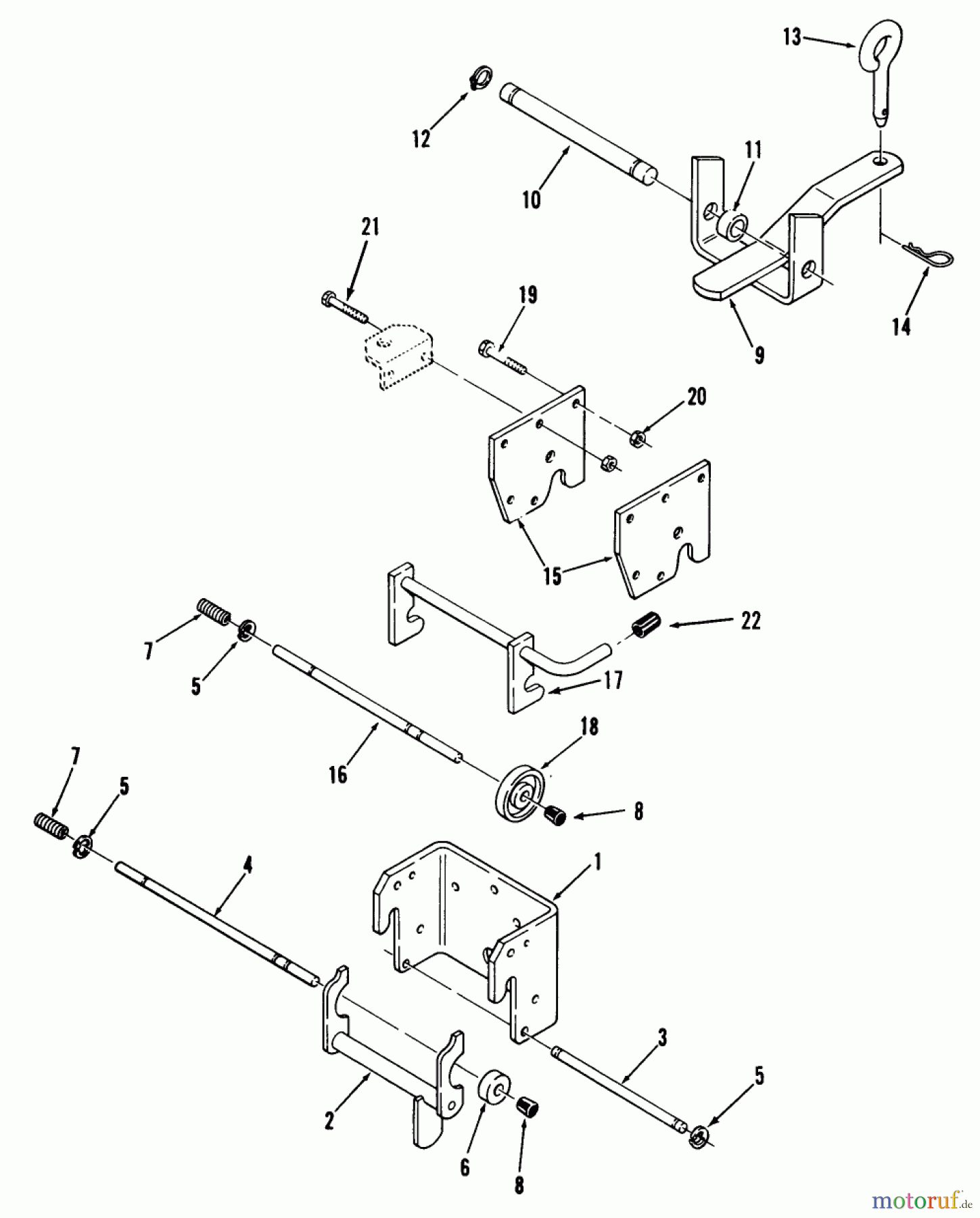 Toro Neu Mowers, Lawn & Garden Tractor Seite 2 R1-16O802 (316-8) - Toro 316-8 Garden Tractor, 1990 HITCHES