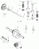 Toro R1-16O802 (316-8) - 316-8 Garden Tractor, 1990 Ersatzteile KOHLER CAMSHAFT, CRANKSHAFT & VALVES