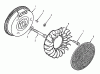 Toro R1-16O802 (316-8) - 316-8 Garden Tractor, 1990 Ersatzteile KOHLER FLYWHEEL