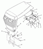 Toro R1-16O802 (316-8) - 316-8 Garden Tractor, 1990 Ersatzteile SHEET METAL AND COVERS #1