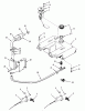 Toro R1-16O802 (316-8) - 316-8 Garden Tractor, 1990 Ersatzteile TORO POWER PLUS FUEL TANK AND CONTROLS
