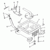 Toro R1-16O802 (316-8) - 316-8 Garden Tractor, 1990 Ersatzteile TORO POWER PLUS OIL BASE FILL TUBE AND BRACKET
