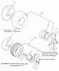 Toro R1-16O802 (316-8) - 316-8 Garden Tractor, 1990 Ersatzteile WHEELS AND TIRES