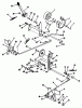 Toro R1-12K804 (312-8) - 312-8 Garden Tractor, 1992 (2000001-2999999) Ersatzteile CLUTCH, BRAKE AND SPEED CONTROL LINKAGE