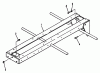 Toro R1-12K804 (312-8) - 312-8 Garden Tractor, 1992 (2000001-2999999) Ersatzteile FRAME