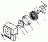 Toro R1-12K804 (312-8) - 312-8 Garden Tractor, 1992 (2000001-2999999) Ersatzteile KOHLER AIR INTAKE