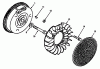 Toro R1-12K804 (312-8) - 312-8 Garden Tractor, 1992 (2000001-2999999) Ersatzteile KOHLER FLYWHEEL