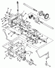 Toro R1-12K804 (312-8) - 312-8 Garden Tractor, 1992 (2000001-2999999) Ersatzteile MECHANICAL TRANSMISSION 8-SPEED #1