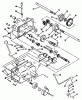 Toro R1-12K804 (312-8) - 312-8 Garden Tractor, 1992 (2000001-2999999) Ersatzteile MECHANICAL TRANSMISSION 8-SPEED #2