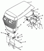 Toro R1-12K804 (312-8) - 312-8 Garden Tractor, 1992 (2000001-2999999) Ersatzteile SHEET METAL AND COVERS #1