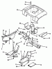 Toro R1-12K804 (312-8) - 312-8 Garden Tractor, 1992 (2000001-2999999) Ersatzteile SHEET METAL AND COVERS #3