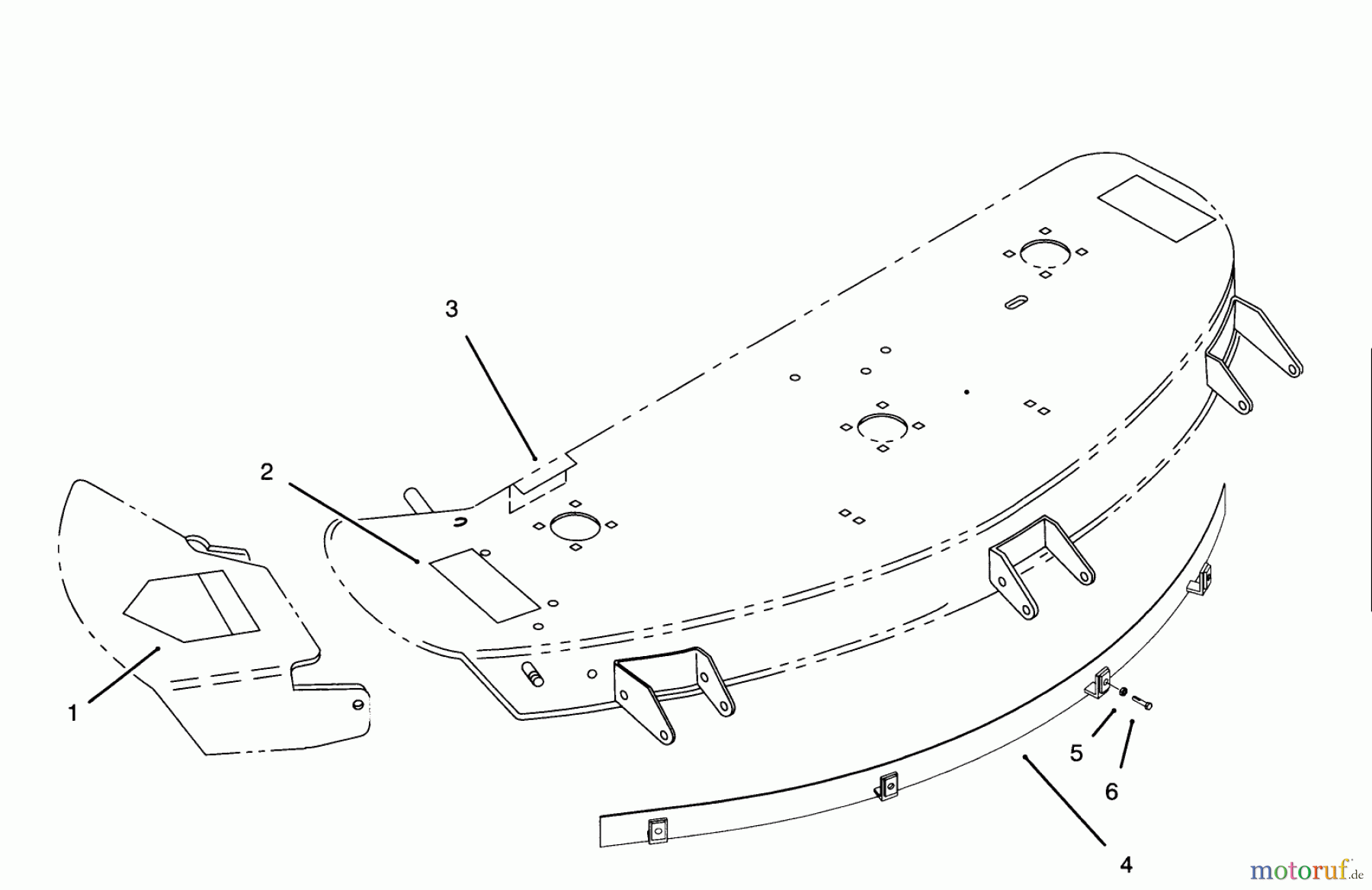 Toro Neu Accessories, Mower 93-9265 - Toro CE Kit For Model 78346 DECK ASSEMBLY