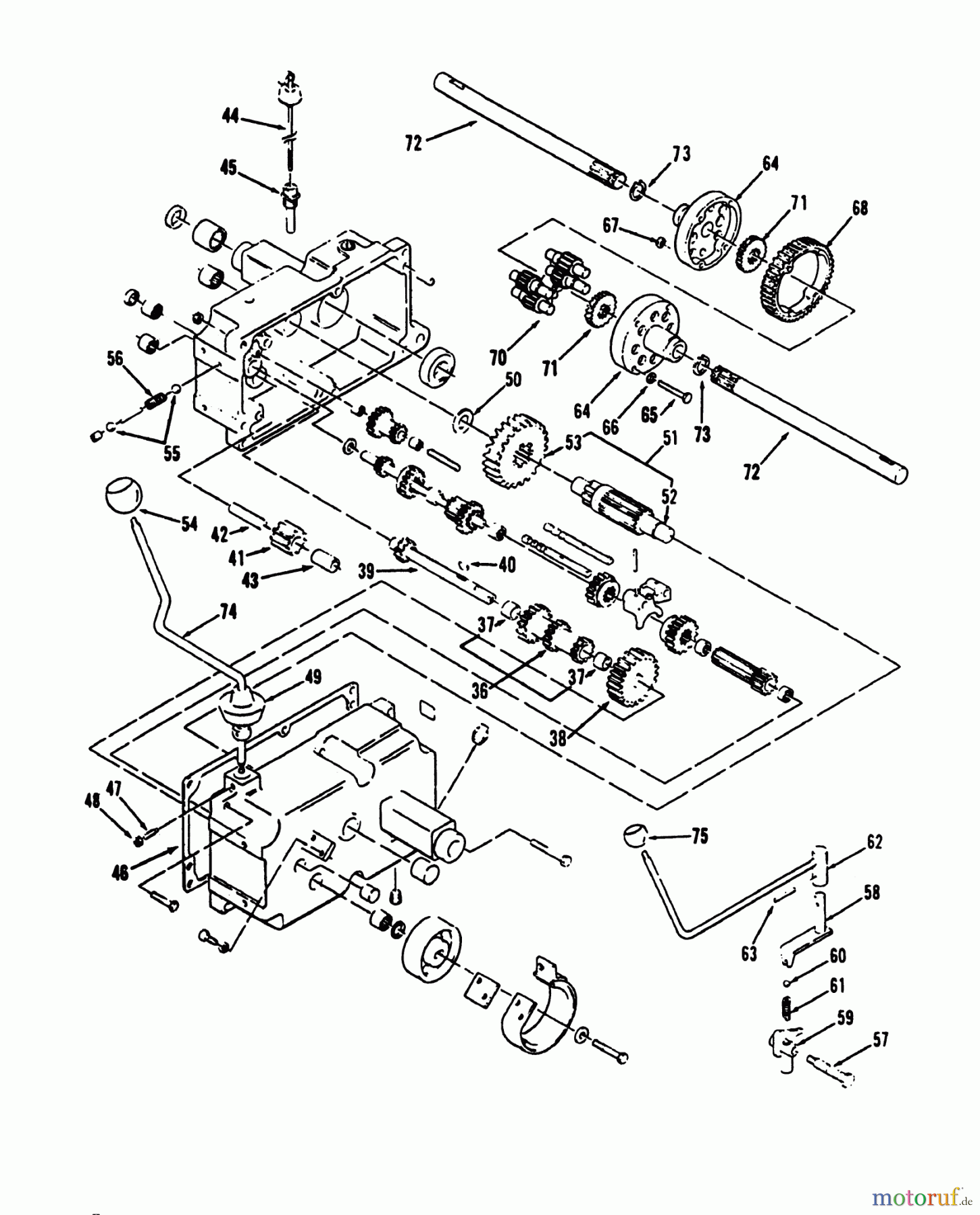  Toro Neu Mowers, Lawn & Garden Tractor Seite 2 R1-16O804 (316-8) - Toro 316-8 Garden Tractor, 1992 (2000001-2999999) MECHANICAL TRANSMISSION 8-SPEED #2
