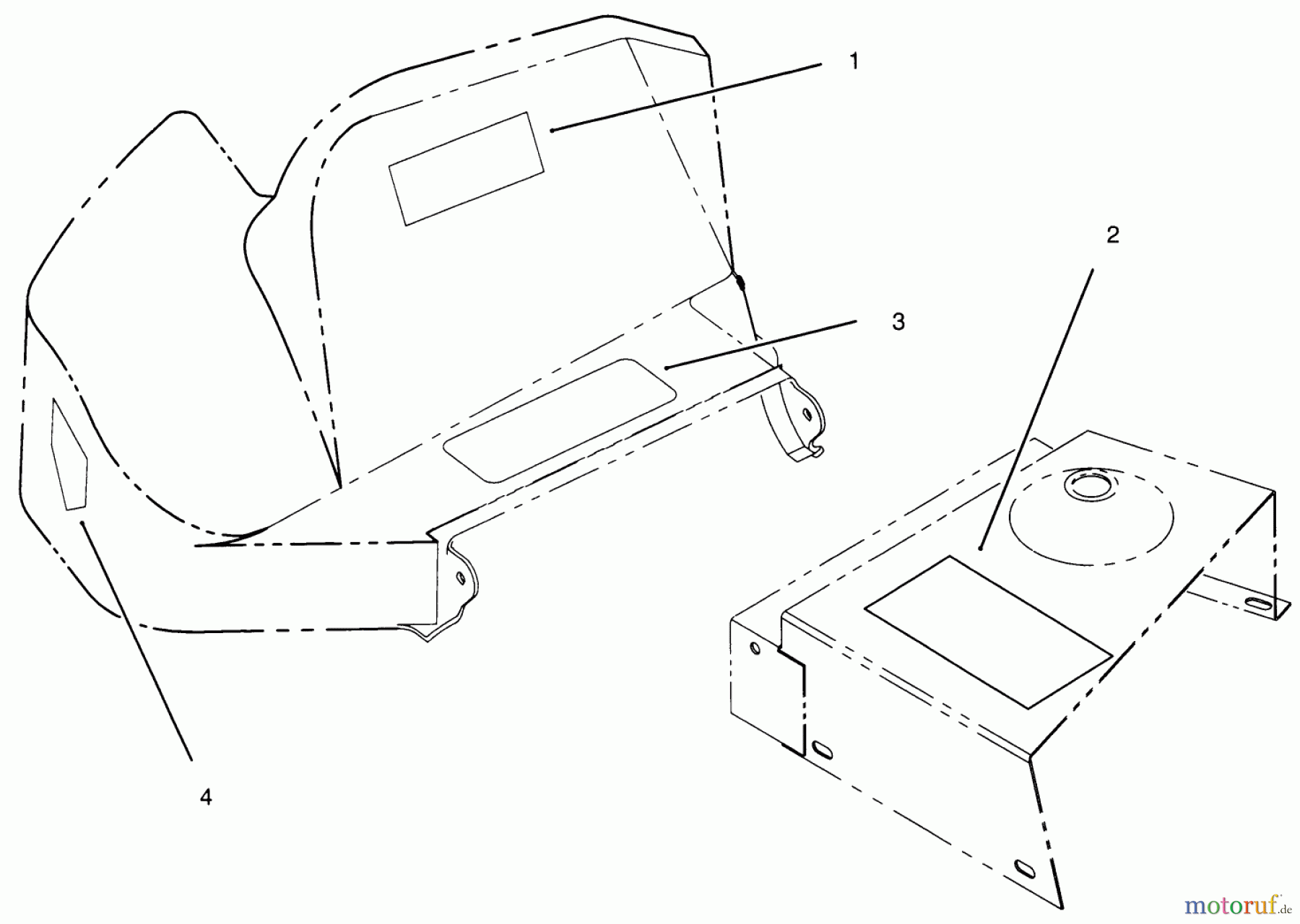 Toro Neu Accessories, Mower 93-9267 - Toro CE Kit For Model 79301 SHIELD ASSEMBLY