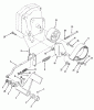 Toro R1-18OE02 (518-H) - 518-H Garden Tractor, 1990 Ersatzteile CLUTCH, BRAKE & SPEED CONTROL LINKAGE #2