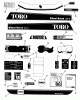 Toro R1-18OE02 (518-H) - 518-H Garden Tractor, 1990 Ersatzteile DECALS