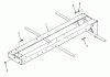 Toro R1-18OE02 (518-H) - 518-H Garden Tractor, 1990 Ersatzteile FRAME