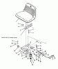 Toro R1-18OE02 (518-H) - 518-H Garden Tractor, 1990 Ersatzteile SEAT