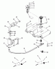Toro R1-18OE02 (518-H) - 518-H Garden Tractor, 1990 Ersatzteile THROTTLE, CHOKE AND FUEL CONTROLS