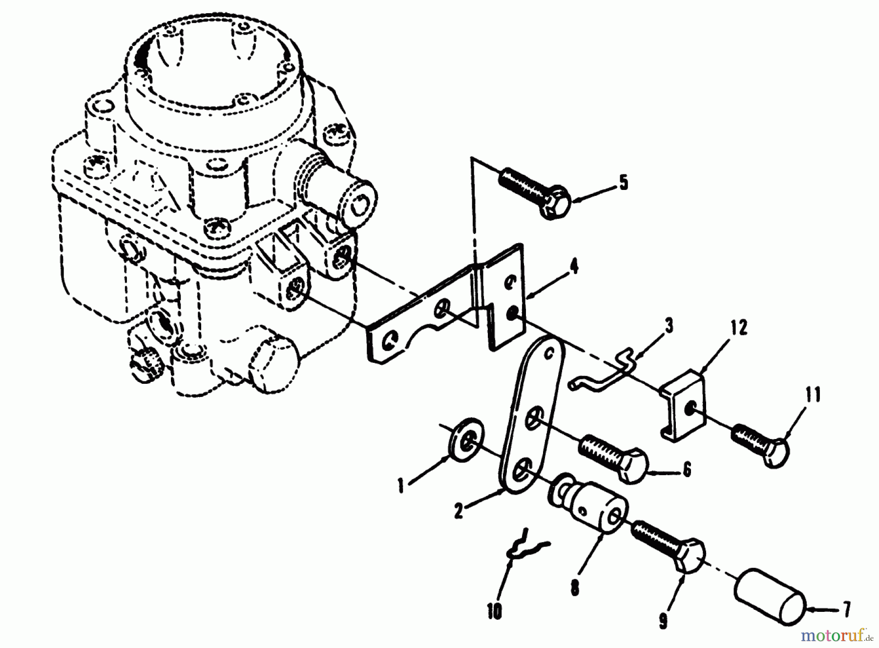 Toro Neu Mowers, Lawn & Garden Tractor Seite 2 R1-20OE02 (520-H) - Toro 520-H Garden Tractor, 1992 (2000001-2999999) CHOKE CONTROL (FRONT PULL)