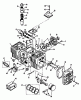 Toro R1-20OE02 (520-H) - 520-H Garden Tractor, 1992 (2000001-2999999) Ersatzteile ENGINE CYLINDER BLOCK