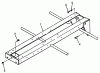 Toro R1-20OE02 (520-H) - 520-H Garden Tractor, 1992 (2000001-2999999) Ersatzteile FRAME