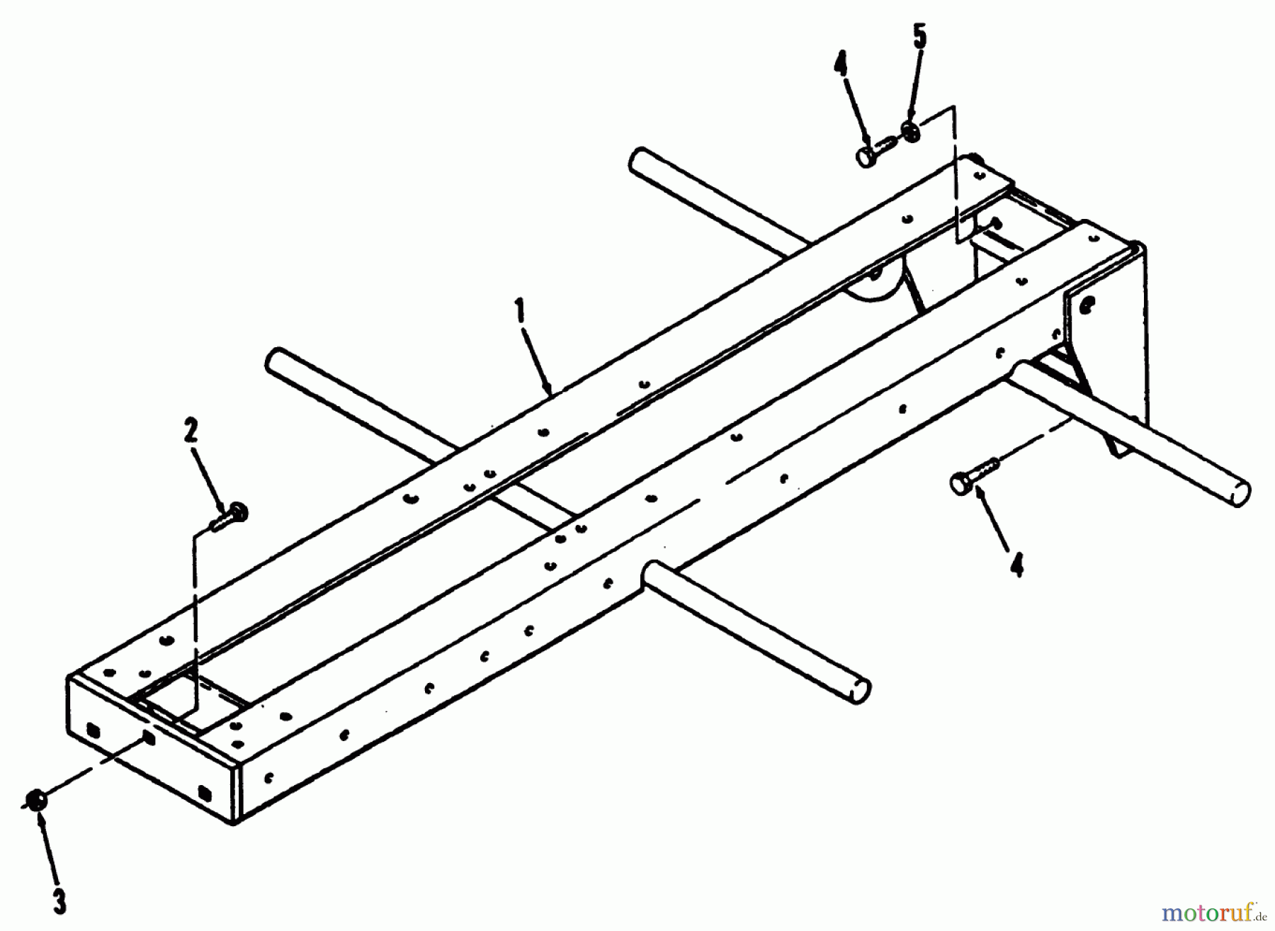 Toro Neu Mowers, Lawn & Garden Tractor Seite 2 R1-20OE02 (520-H) - Toro 520-H Garden Tractor, 1992 (2000001-2999999) FRAME