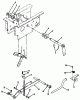 Toro R1-20OE02 (520-H) - 520-H Garden Tractor, 1992 (2000001-2999999) Ersatzteile HYDROSTATIC LIFT LINKAGE