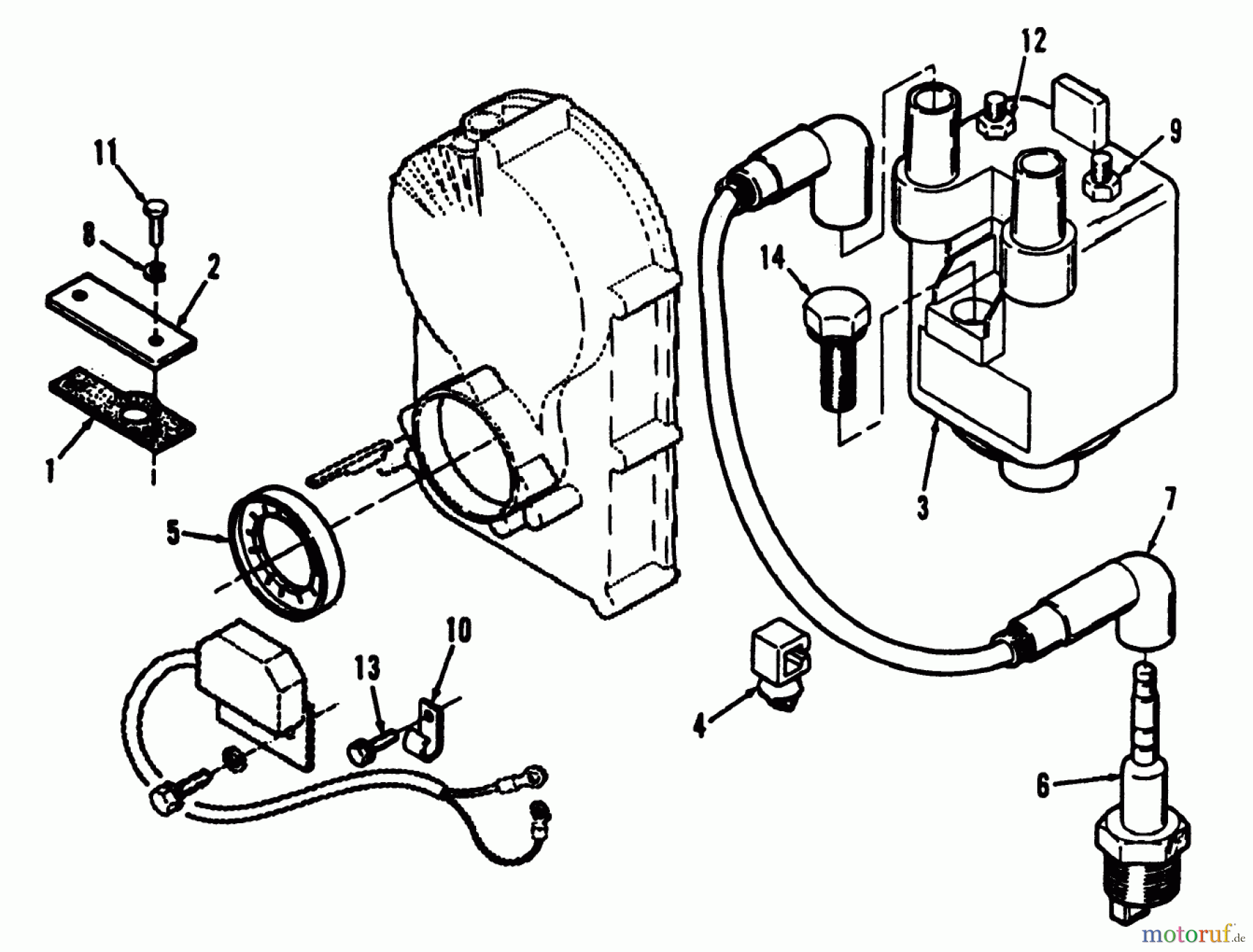 Toro Neu Mowers, Lawn & Garden Tractor Seite 2 R1-20OE02 (520-H) - Toro 520-H Garden Tractor, 1992 (2000001-2999999) IGNITION - ELECTRONIC