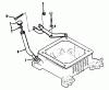 Toro R1-20OE02 (520-H) - 520-H Garden Tractor, 1992 (2000001-2999999) Ersatzteile OIL FILL TUBE AND BRACKET