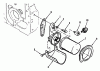 Toro R1-20OE02 (520-H) - 520-H Garden Tractor, 1992 (2000001-2999999) Ersatzteile OIL FILTER AND LOW OIL PRESSURE CUT-OFF SWITCH