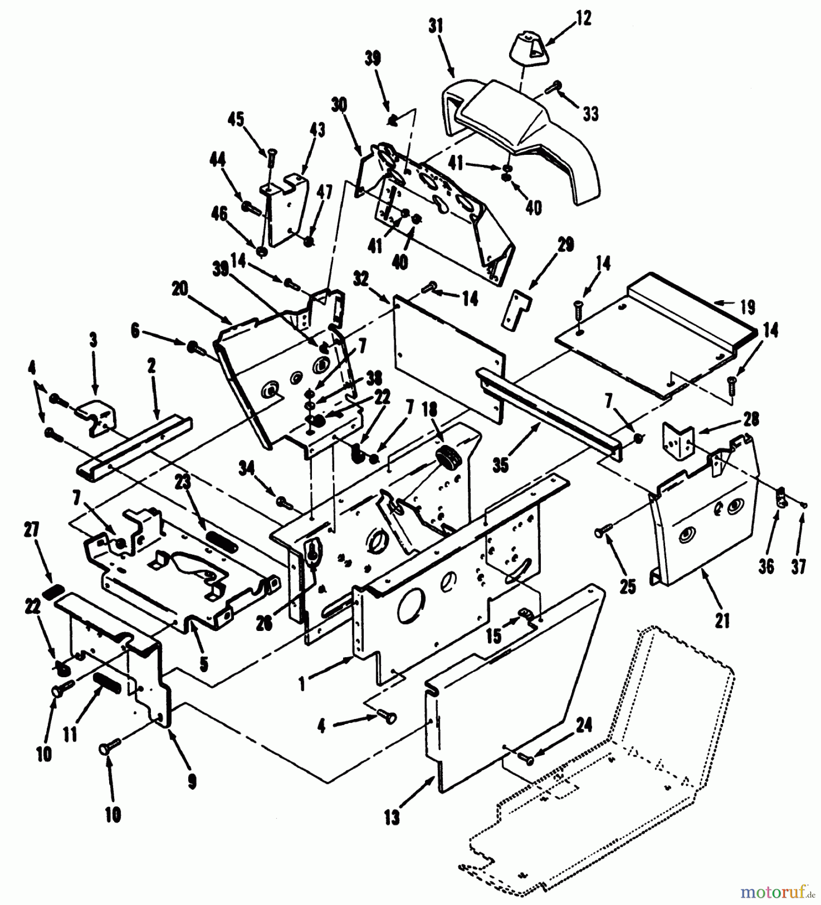 Toro Neu Mowers, Lawn & Garden Tractor Seite 2 R1-20OE02 (520-H) - Toro 520-H Garden Tractor, 1992 (2000001-2999999) SHEET METAL AND COVERS #2
